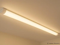 10 x led batten 54w – 150cm – 4000k blanc neutraal – stofdicht – 30.000h - afbeelding 1 van  5