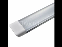 10 x led batten light 120w met lens - 6500k koud wit - afbeelding 1 van  5