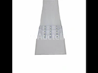 10 x led batten light 120w met lens - 6500k koud wit - afbeelding 3 van  5