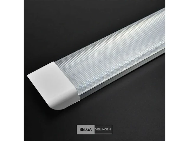 10 x led batten light 120w met lens - 6500k koud wit - afbeelding 1 van  6