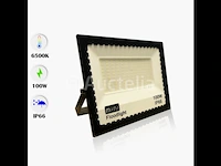 10 x led breedstraler 100w mini smd - 6500k koud wit - afbeelding 2 van  3