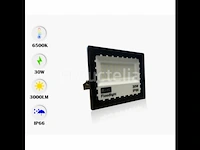 10 x led breedstraler 30w mini smd - 6500k koud wit - afbeelding 2 van  3