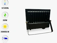 10 x led breedstraler 30w mini smd - 6500k koud wit - afbeelding 3 van  4