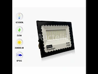 10 x led breedstraler 50w mini smd - 6500k koud wit - afbeelding 1 van  3