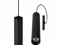 10 x led hangspot op magnetische rail 48v - 4200k neutraal wit -30w - zwart - afbeelding 2 van  4