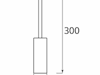10 x led hangspot op magnetische rail 48v - 4200k neutraal wit -30w - zwart - afbeelding 3 van  4