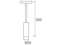 10 x led hangspot op magnetische rail 48v - 4200k neutraal wit -30w - zwart - afbeelding 3 van  4
