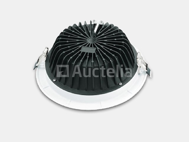 10 x led inbouwspot – 30w – 3000k warm wit – cob – rond – 2700 lm – ø300 mm – ip20 - afbeelding 2 van  4