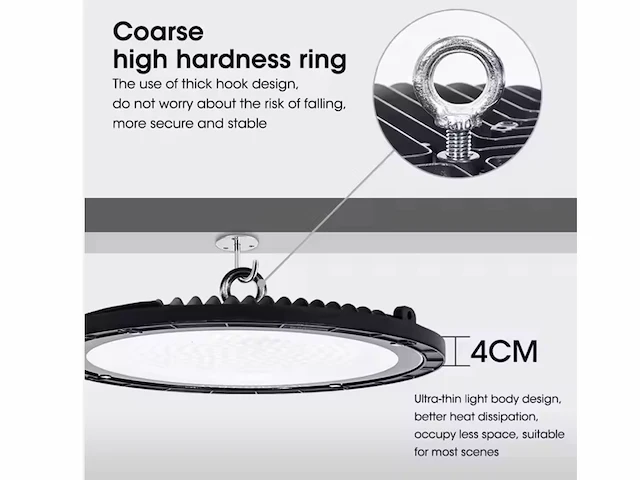 10 x led led highbay pro line slim 200 watt - afbeelding 8 van  11