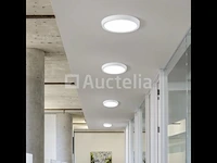 10 x led paneel - rond - 30w opbouw - kleur kader : wit 6500k (koud wit) - afbeelding 2 van  4