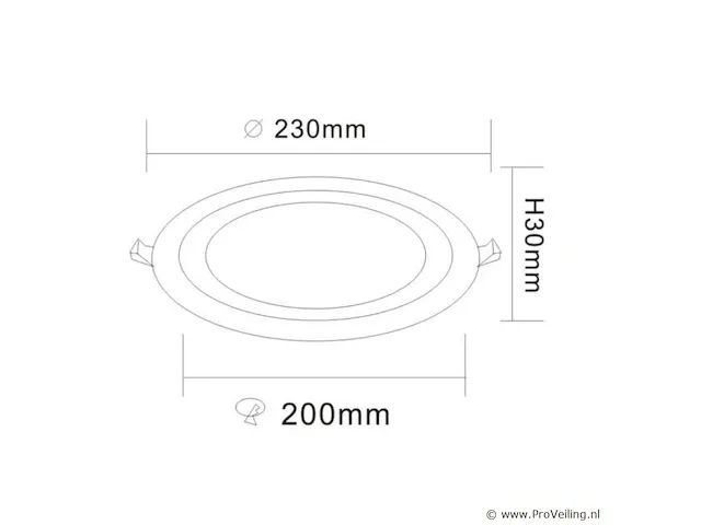 10 x led paneel - tweekleurig : blauw + wit 18w + 6w - afbeelding 3 van  5