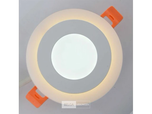 10 x led paneel - tweekleurig : warm + wit 3w + 3w - afbeelding 1 van  6