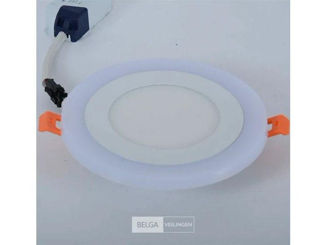 10 x led paneel - tweekleurig : warm + wit 3w + 3w - afbeelding 4 van  6