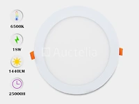 10 x led paneel 18w - led smd - inbouw - rond - 6500k (daglicht) - afbeelding 4 van  4