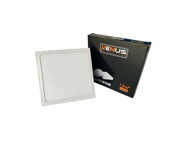 10 x led paneel 18w - led smd - opbouw - vierkant - 6500k (daglicht) - afbeelding 3 van  5