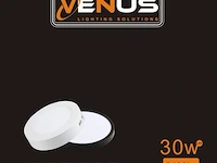 10 x led-paneel – ronde opbouwmontage – rond – 30w – 6500k – koud wit - afbeelding 4 van  4