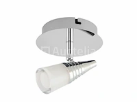 10 x led plafondspot – di02 – 5w – 4000k – neutraal wit – zilver - afbeelding 3 van  4