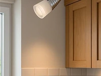 10 x led plafondspot – di02 – 5w – 4000k – neutraal wit – zilver - afbeelding 1 van  4