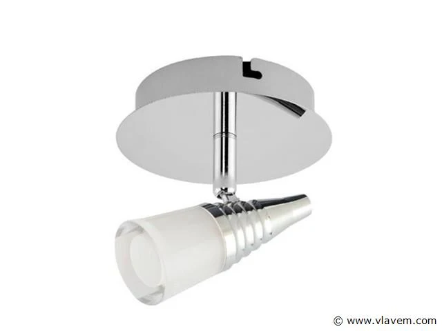 10 x led plafondspot – di02 – 5w – 4000k – neutraal wit – zilver - afbeelding 2 van  4