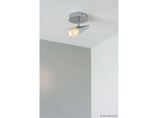 10 x led plafondspot – di02 – 5w – 4000k – neutraal wit – zilver - afbeelding 3 van  4