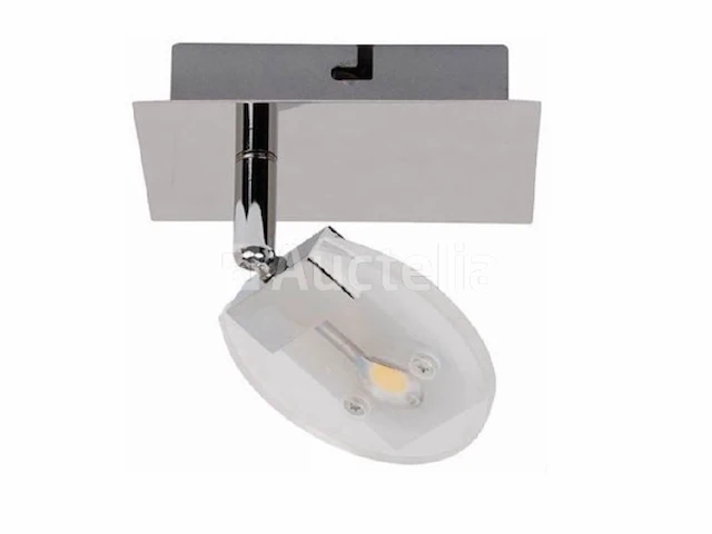 10 x led plafondspot – hl7161l – 5w – 4000k – neutraal wit – zilver - afbeelding 1 van  4