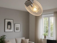10 x led plafondspot – hl7161l– 5w – 4000k – neutraal wit – zilver - afbeelding 1 van  4