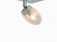 10 x led plafondspot – hl7161l– 5w – 4000k – neutraal wit – zilver - afbeelding 2 van  4