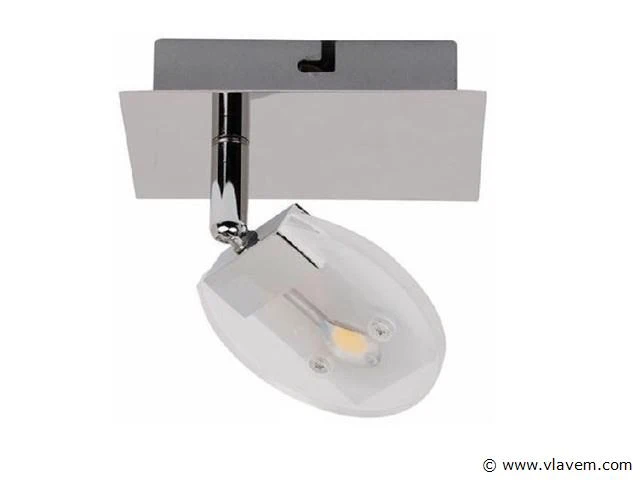 10 x led plafondspot – hl7161l– 5w – 4000k – neutraal wit – zilver - afbeelding 4 van  4