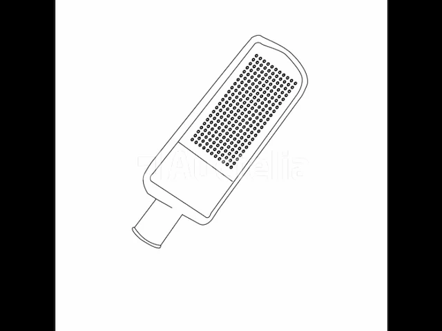 10 x led straatverlichting 200w - 6500k koud wit - afbeelding 5 van  5
