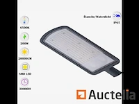 10 x led straatverlichting 200w - 6500k koud wit - afbeelding 2 van  5