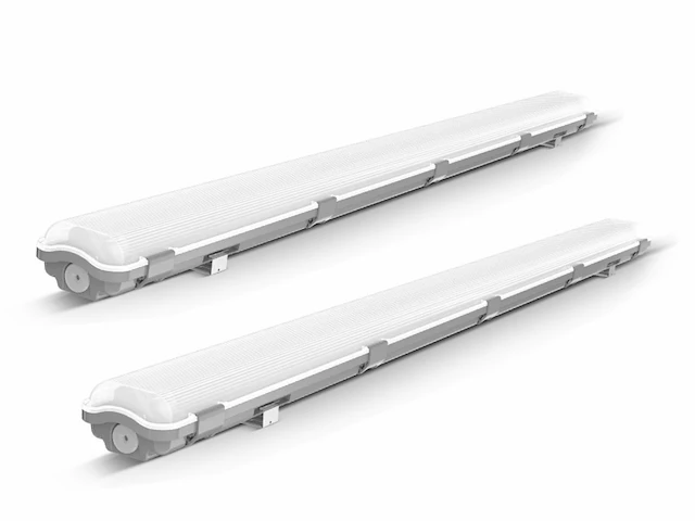 10 x led tl armatuur 120 cm inclusief led tl buizen - afbeelding 1 van  9