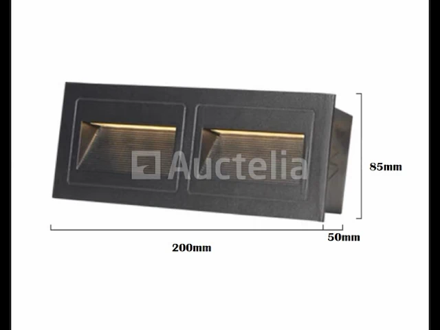 10 x led trapverlichting - 6w - ip65 - 3000k warm wit (ly06) - afbeelding 3 van  3