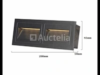 10 x led trapverlichting - 6w - ip65 - 3000k warm wit (ly06) - afbeelding 3 van  3