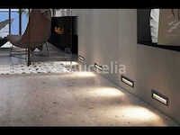 10 x led trapverlichting 6w – 540 lm – 3000k warm wit – ip65 waterdicht – rechthoekig – antraciet (ly05) - afbeelding 2 van  3
