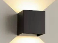 10 x led wandlamp - bidirectioneel - 10w - kubus zwart (sw-2312-2) - afbeelding 2 van  5