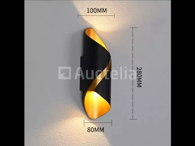 10 x led wandlamp - bidirectioneel (sw-35) -3500k warm wit - afbeelding 3 van  3