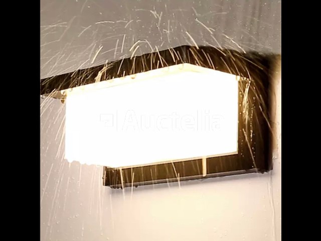 10 x led wandlamp 12w – 3500k neutraal wit – zwart – ip54 (saw-02) - afbeelding 2 van  4