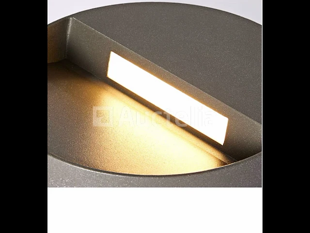 10 x led wandlamp (s-22r) - 6w - 3500k warm wit - afbeelding 5 van  5