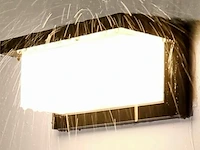 10 x led wandlamp (saw-02) -3500k warm wit - afbeelding 1 van  5