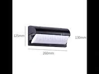 10 x led wandlamp (saw-05) -3500k warm wit - afbeelding 1 van  4