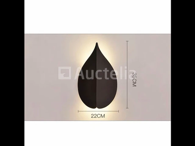 10 x led wandlamp (sw-239) - 3500k warm wit - afbeelding 3 van  3