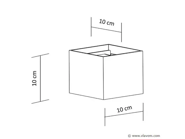 10 x led wandlamp - afbeelding 5 van  5