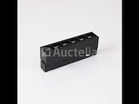 10 x libra draaibare lineaire led-spot op magnetische rail 48v - 4000k neutraal wit -6w - zwart - afbeelding 1 van  4