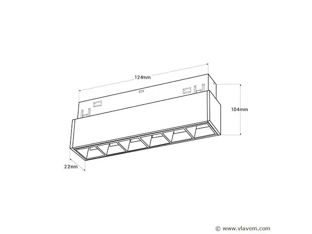 10 x libra draaibare lineaire led-spot op magnetische rail 48v - 4000k neutraal wit -6w - zwart - afbeelding 3 van  4