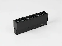 10 x libra draaibare lineaire led-spot op magnetische rail 48v - 4000k neutraal wit -6w - zwart - afbeelding 3 van  5