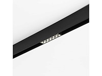 10 x libra draaibare lineaire led-spot op magnetische rail 48v - 4000k neutraal wit -6w - zwart - afbeelding 1 van  4