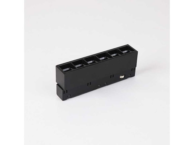 10 x libra draaibare lineaire led-spot op magnetische rail 48v - 4000k neutraal wit -6w - zwart - afbeelding 2 van  4