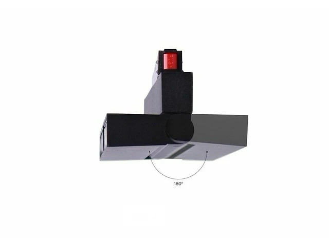 10 x libra lineaire richtbare led-spot voor magnetische rail 48v – 12w – zwart. - afbeelding 4 van  6