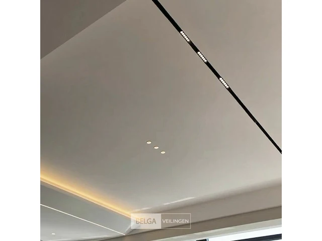 10 x libra lineaire richtbare led-spot voor magnetische rail 48v – 6w – zwart. - afbeelding 5 van  5
