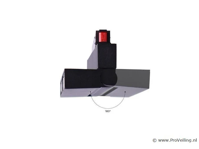 10 x libra spot draaibare lineaire led op magnetische rail 48v - 4000k neutraal wit -12w - zwart - afbeelding 3 van  5